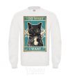 Sweatshirt Cat I do what I want White фото