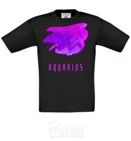 Kids T-shirt Aquarius dog orchid-green фото