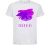 Kids T-shirt Aquarius paints White фото