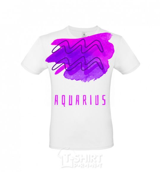 Men's T-Shirt Aquarius paints White фото