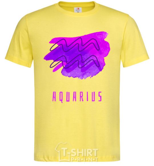 Men's T-Shirt Aquarius paints cornsilk фото