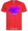 Men's T-Shirt Aquarius paints red фото