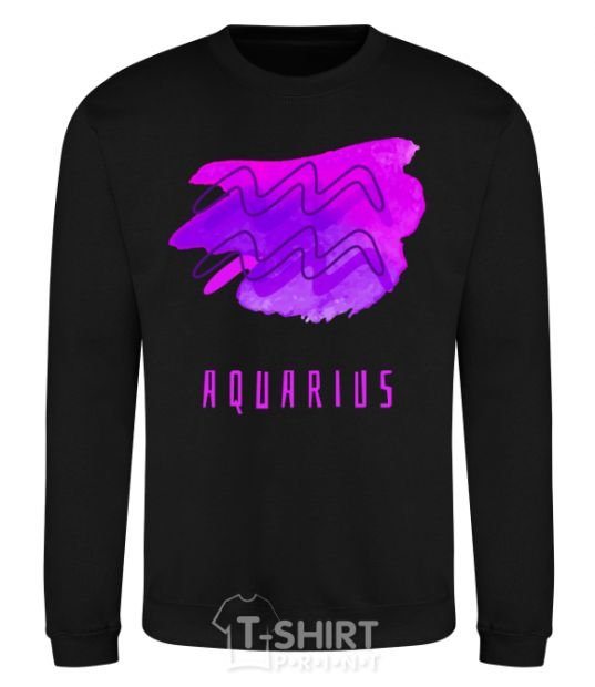 Sweatshirt Aquarius paints black фото