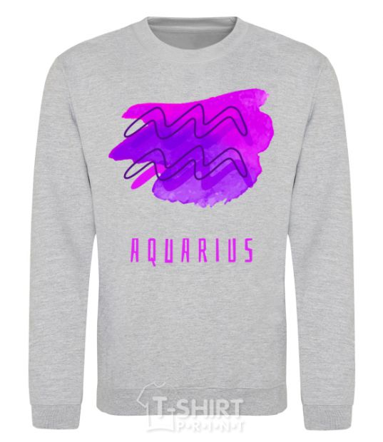 Sweatshirt Aquarius paints sport-grey фото