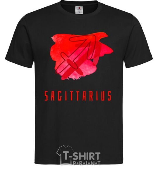 Men's T-Shirt Sagittarius colors black фото