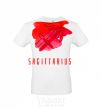 Men's T-Shirt Sagittarius colors White фото