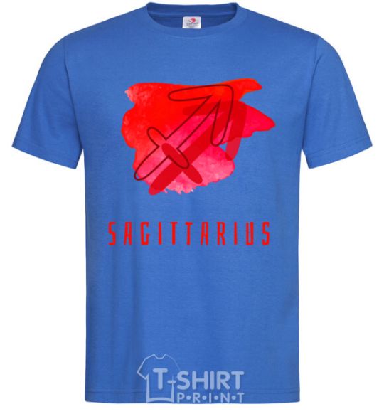 Men's T-Shirt Sagittarius colors royal-blue фото