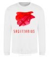 Sweatshirt Sagittarius colors White фото