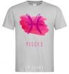 Men's T-Shirt pisces colors grey фото