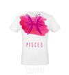 Men's T-Shirt pisces colors White фото