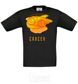 Kids T-shirt Cancer paints black фото