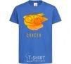 Kids T-shirt Cancer paints royal-blue фото