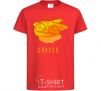 Kids T-shirt Cancer paints red фото