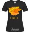 Women's T-shirt Cancer paints black фото