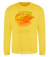 Sweatshirt Cancer paints yellow фото