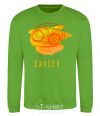 Sweatshirt Cancer paints orchid-green фото