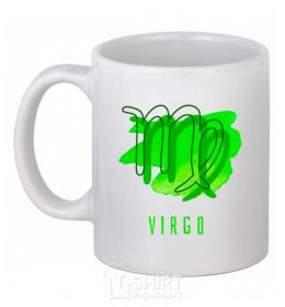Ceramic mug Virgo White фото