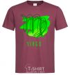Men's T-Shirt The colors are virgin burgundy фото