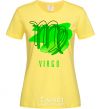 Женская футболка Краски дева Лимонный фото