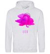 Men`s hoodie Coloring lion sport-grey фото