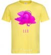 Мужская футболка Краски лев Лимонный фото