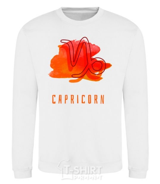 Sweatshirt Capricorn paints White фото