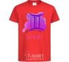 Kids T-shirt Twin colors red фото