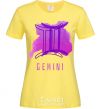 Women's T-shirt Twin colors cornsilk фото