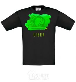 Kids T-shirt Libra zodiac sign orchid-green фото