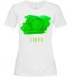 Women's T-shirt Paint scales White фото