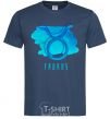 Men's T-Shirt Taurus blue paints navy-blue фото