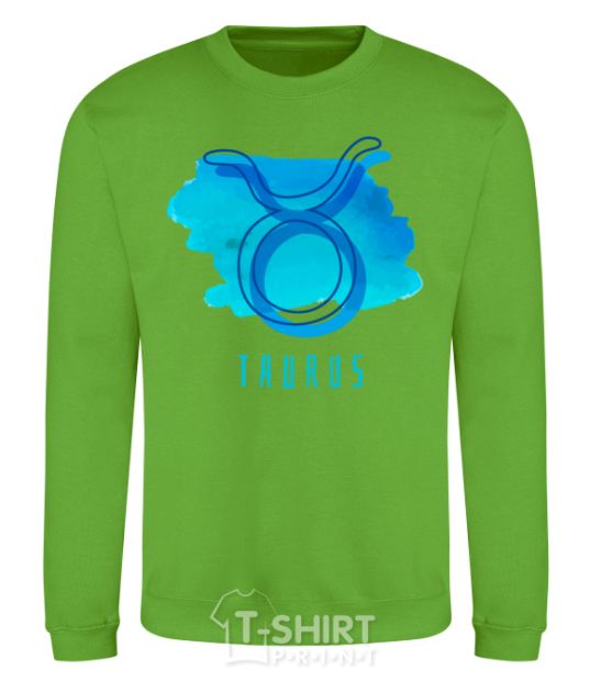 Sweatshirt Taurus blue paints orchid-green фото