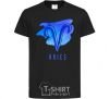 Kids T-shirt Aries paints black фото