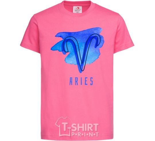 Kids T-shirt Aries paints heliconia фото