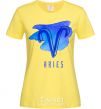Women's T-shirt Aries paints cornsilk фото