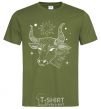 Men's T-Shirt Taurus white millennial-khaki фото