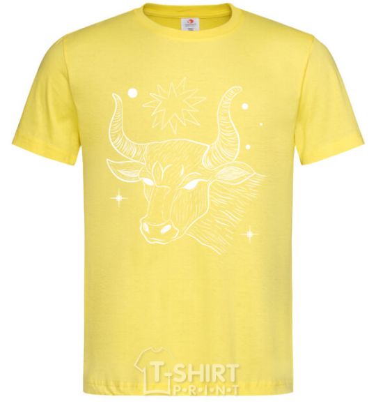 Men's T-Shirt Taurus white cornsilk фото