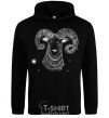 Men`s hoodie Aries white black фото