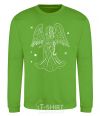 Sweatshirt Virgin white orchid-green фото