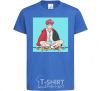 Kids T-shirt Chongguk anime art royal-blue фото