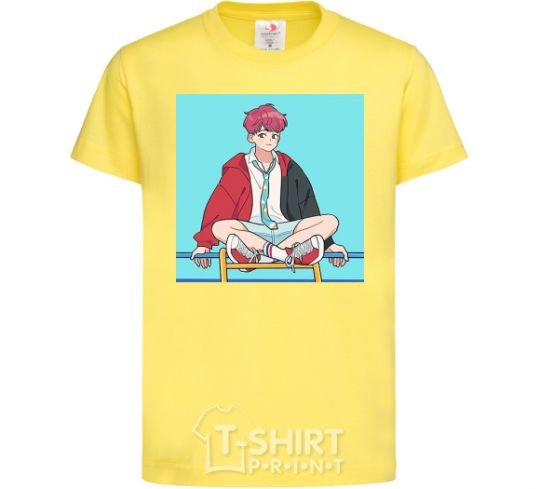 Kids T-shirt Chongguk anime art cornsilk фото