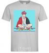 Men's T-Shirt Chongguk anime art grey фото