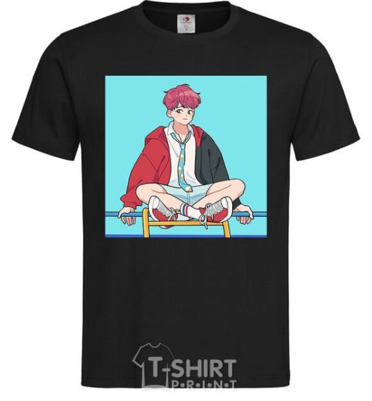 Men's T-Shirt Chongguk anime art black фото