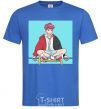 Men's T-Shirt Chongguk anime art royal-blue фото