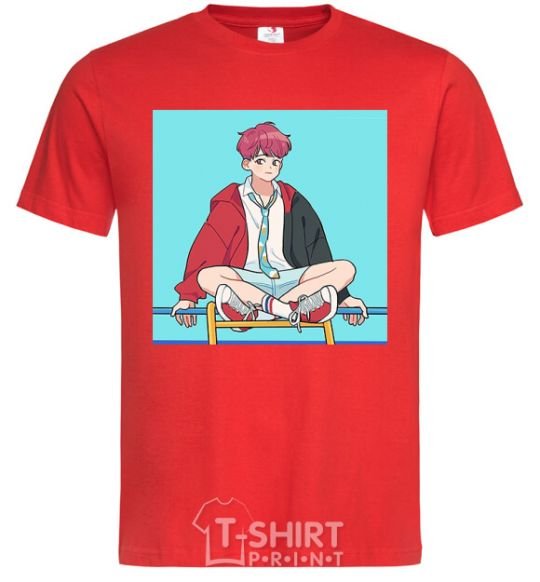 Men's T-Shirt Chongguk anime art red фото