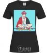 Women's T-shirt Chongguk anime art black фото