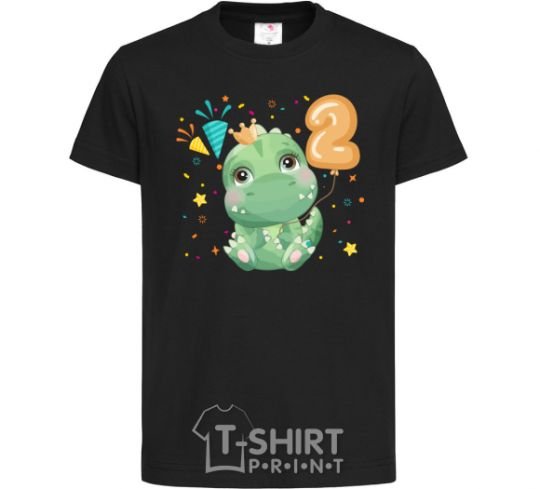 Kids T-shirt Dino 2 years black фото