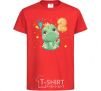 Kids T-shirt Dino 2 years red фото