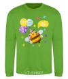 Sweatshirt Bee happy orchid-green фото