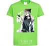 Kids T-shirt Anime boy orchid-green фото